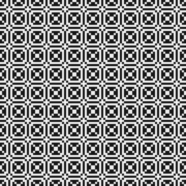 抽象幾何学的交差黒と白のパターン ベクトル図 — ストックベクタ