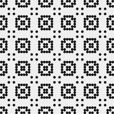 Basit geometrik soyut siyah beyaz arkaplan, vektör illüstrasyonu tekrarlanıyor 