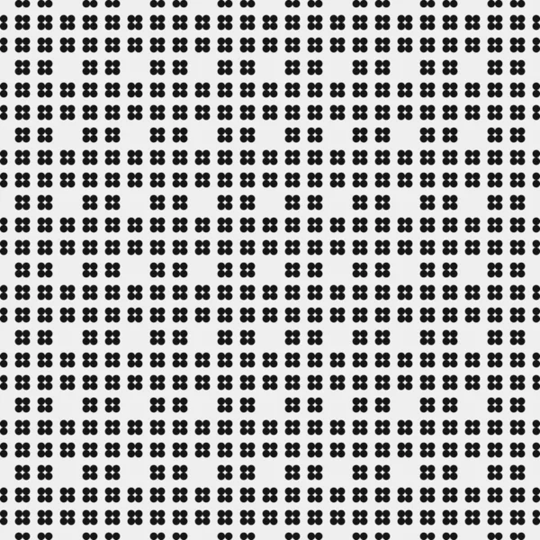 Repitiendo Fondo Blanco Abstracto Geométrico Simple Negro Ilustración Del Vector — Archivo Imágenes Vectoriales