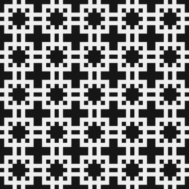 Soyut Geometrik Çapraz Desen, vektör çizimi 