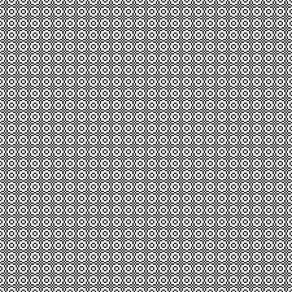 Безшовний Візерунок Чорно Білими Геометричними Фігурами Векторна Ілюстрація — стоковий вектор