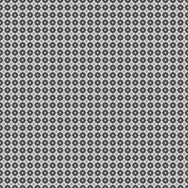 Абстрактные Геометрические Черно Белые Бесшовные Фигуры Фон Векторная Иллюстрация — стоковый вектор