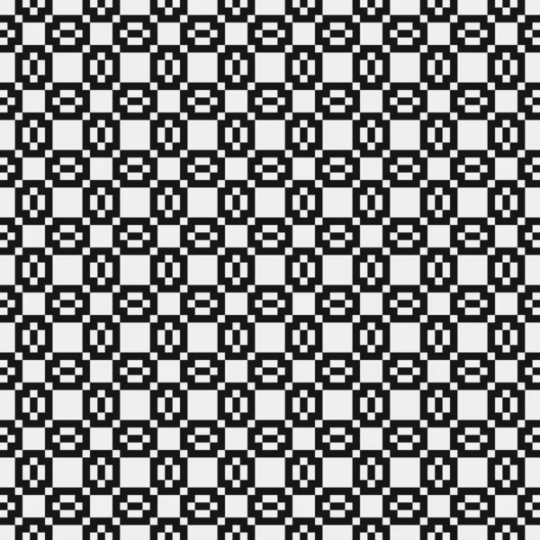 Motif Abstrait Géométrique Noir Blanc Illustration Vectorielle — Image vectorielle