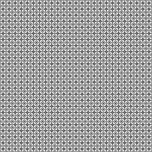 Géométrique Noir Blanc Sans Couture Formes Fond Illustration Vectorielle — Image vectorielle