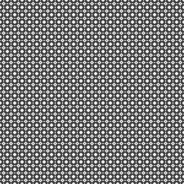 Siyah Beyaz Dikişsiz Geometrik Şekiller Arkaplan Vektör Illüstrasyonu — Stok Vektör