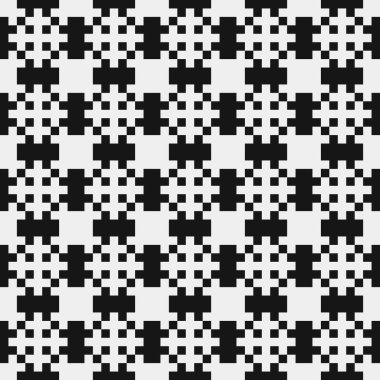 soyut geometrik siyah beyaz desen, vektör illüstrasyonu 