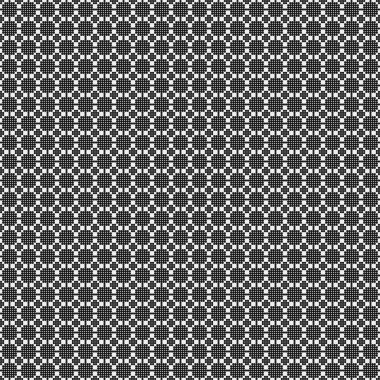 Noktalı soyut geometrik desen, üretken hesaplama sanatı çizimi 