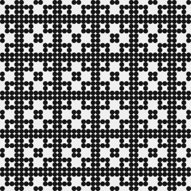 Soyut çapraz desenli logo üretken hesaplama sanatı çizimi