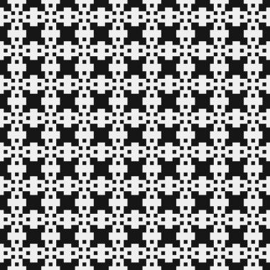 soyut geometrik siyah beyaz desen, vektör illüstrasyonu 