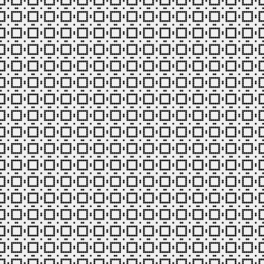 Soyut siyah ve beyaz süs desenli vektör çizimi