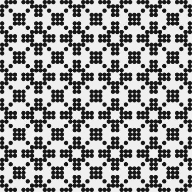 Soyut Çapraz Noktalar Şablonu, arka plan. Vektör illüstrasyonu   