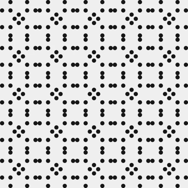 Schéma Géométrique Abstrait Avec Points Illustration Générative Art Numérique — Image vectorielle