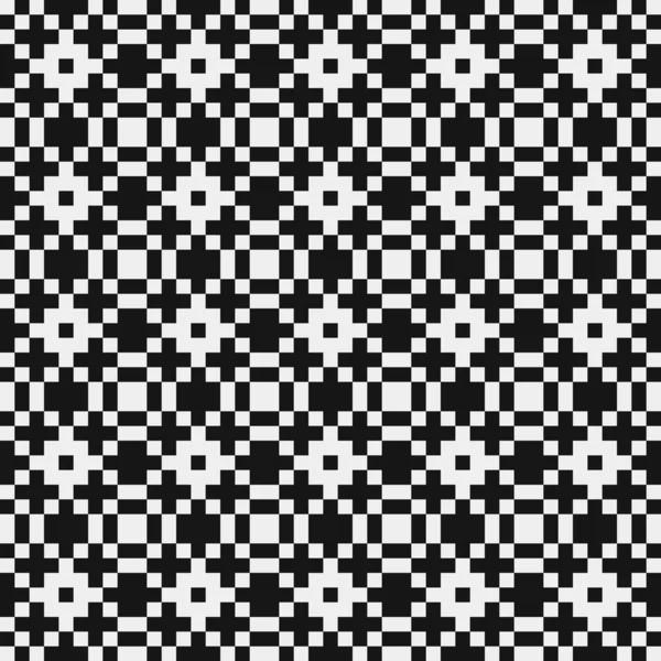 Patrón Abstracto Geométrico Blanco Negro Ilustración Vectorial — Vector de stock