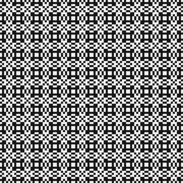 Motif Abstrait Géométrique Noir Blanc Illustration Vectorielle — Image vectorielle