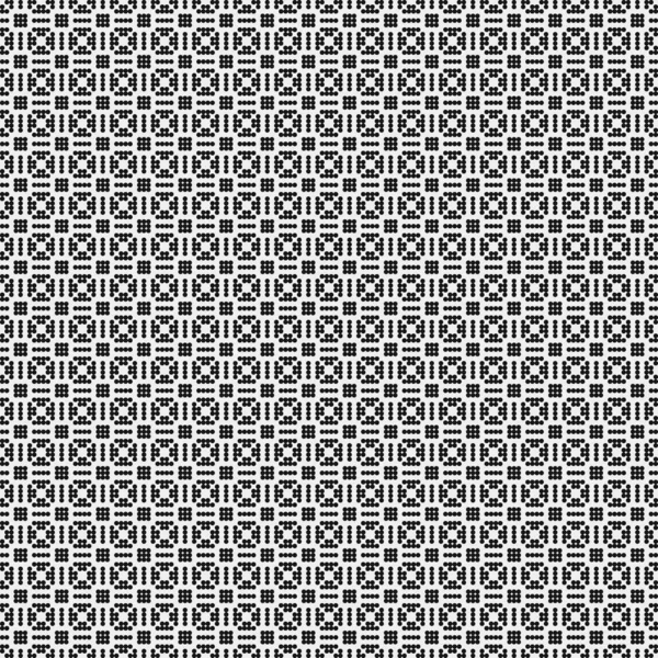 Abstract Zwart Wit Naadloze Vormen Achtergrond Vector Illustratie — Stockvector
