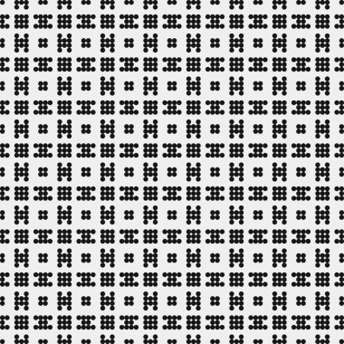 siyah beyaz dikişsiz geometrik şekiller arkaplan, vektör illüstrasyonu 