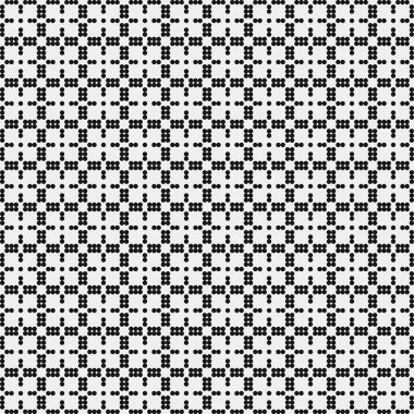 Kusursuz geometrik soyut siyah beyaz arkaplan, vektör illüstrasyonu 