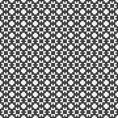 Geometrik soyut siyah beyaz arkaplan, vektör illüstrasyonu 