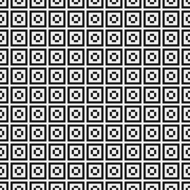 Geometrik şekilli kusursuz desen. vektör illüstrasyonu