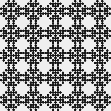 Soyut Çapraz Noktalar Şablonu, arka plan. Vektör illüstrasyonu  