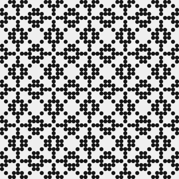 Ilustración Abstracta Del Vector Patrón Ornamental Blanco Negro — Archivo Imágenes Vectoriales