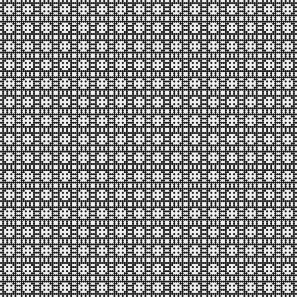 Μαύρο Και Άσπρο Μοτίβο Σταυρό Τελείες Λογότυπο Που Παράγουν Υπολογιστική — Διανυσματικό Αρχείο