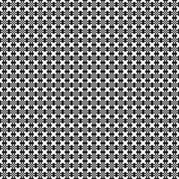Abstract Zwart Wit Naadloze Vormen Achtergrond Vector Illustratie — Stockvector