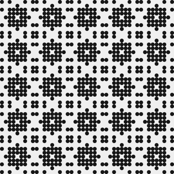 Streszczenie Cross Dots Pattern Tło Ilustracja Wektora — Wektor stockowy