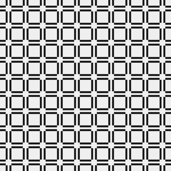 Repitiendo Fondo Blanco Abstracto Geométrico Simple Negro Ilustración Del Vector — Vector de stock