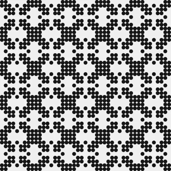 Streszczenie Cross Dots Pattern Tło Ilustracja Wektora — Wektor stockowy