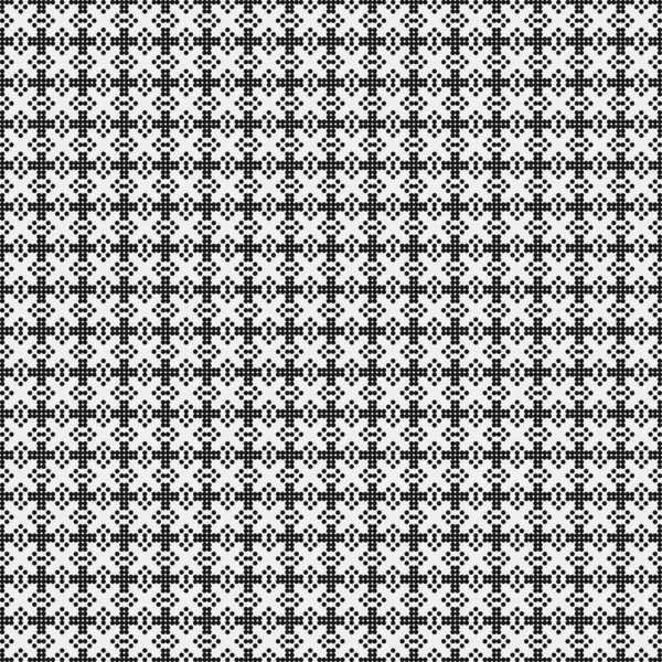 Streszczenie Cross Dots Pattern Tło Ilustracja Wektora — Wektor stockowy