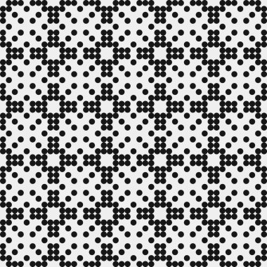 Soyut Çapraz Noktalar Şablonu, arka plan. Vektör illüstrasyonu   