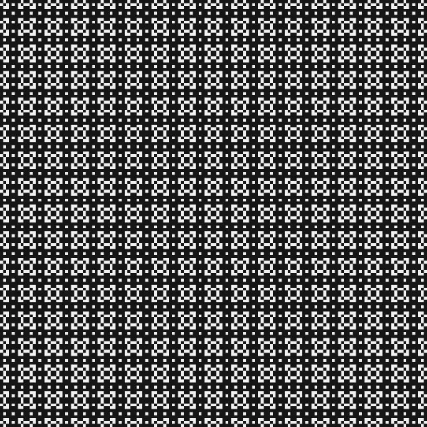 Seamless Pattern Black White Geometric Background — Stock Vector