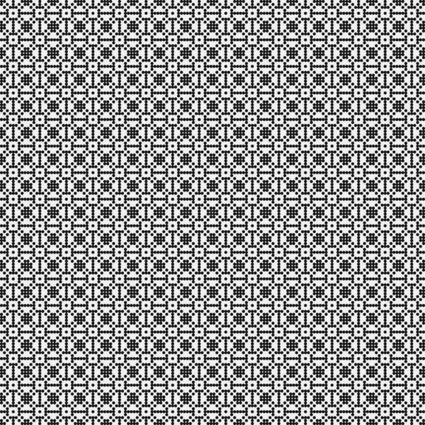 Αδιάλειπτη Γεωμετρική Αφηρημένη Μαύρο Άσπρο Φόντο Διανυσματική Απεικόνιση — Διανυσματικό Αρχείο