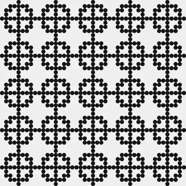 単純な幾何学的抽象的な黒白の背景ベクトル図 — ストックベクタ