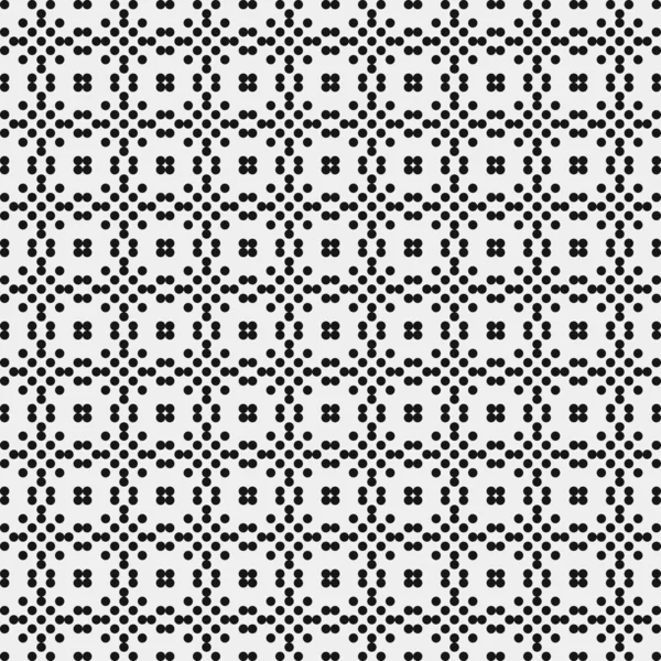 Astratto Croce Pattern Dots Logo Arte Computazionale Generativa Illustrazione — Vettoriale Stock