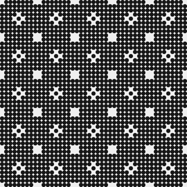 Ilustración Abstracta Del Vector Patrón Ornamental Blanco Negro — Archivo Imágenes Vectoriales