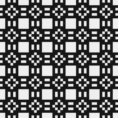 soyut geometrik siyah beyaz desen, vektör illüstrasyonu 