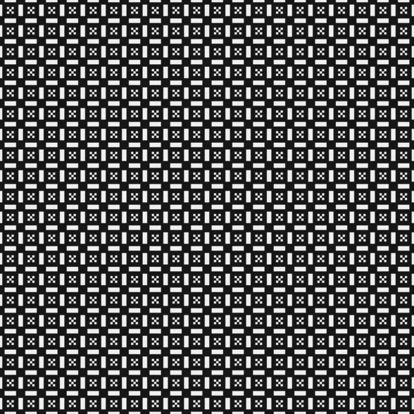 Abstract Geometric Black White Pattern Vector Illustration — Stock Vector