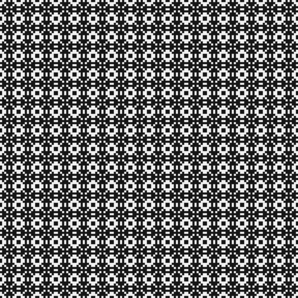 Patrón Abstracto Geométrico Blanco Negro Ilustración Vectorial — Vector de stock