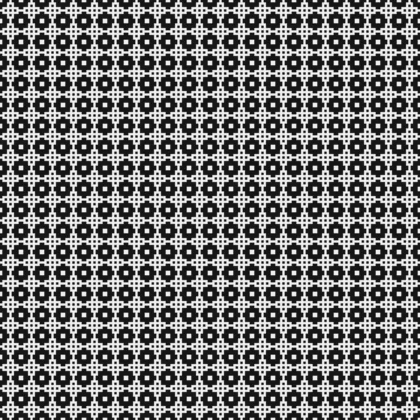 Motif Abstrait Géométrique Noir Blanc Illustration Vectorielle — Image vectorielle