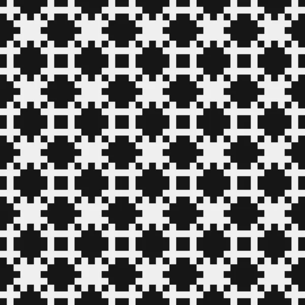 Patrón Abstracto Geométrico Blanco Negro Ilustración Vectorial — Vector de stock