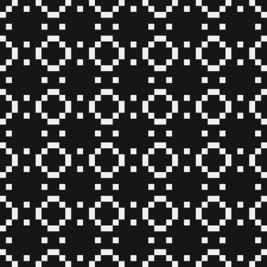 soyut geometrik siyah beyaz desen, vektör illüstrasyonu 