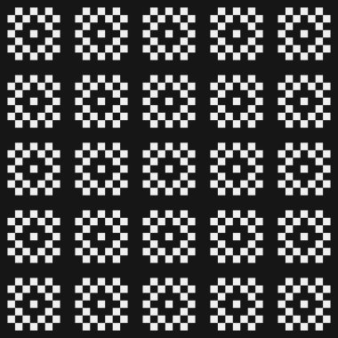 soyut geometrik siyah beyaz desen, vektör illüstrasyonu 