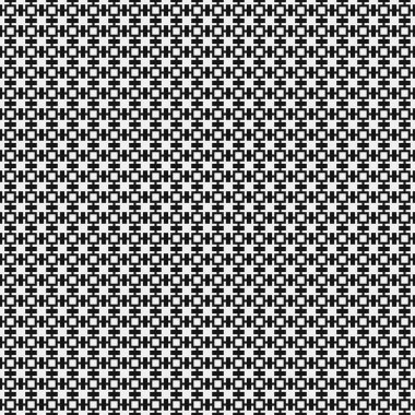 soyut geometrik siyah beyaz desen, vektör illüstrasyonu  