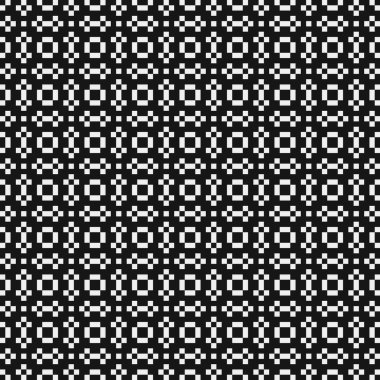 soyut geometrik siyah beyaz desen, vektör illüstrasyonu  