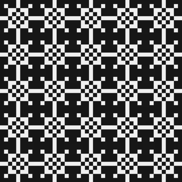 Patrón Abstracto Geométrico Blanco Negro Ilustración Vectorial — Archivo Imágenes Vectoriales