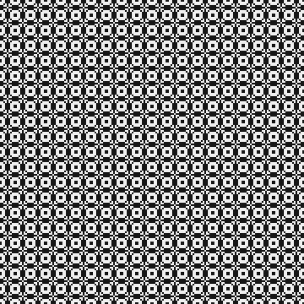 Motif Abstrait Géométrique Noir Blanc Illustration Vectorielle — Image vectorielle