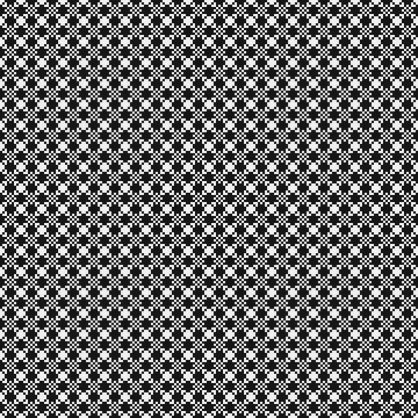 Abstrakt Geometrisk Sort Hvidt Mønster Vektor Illustration – Stock-vektor