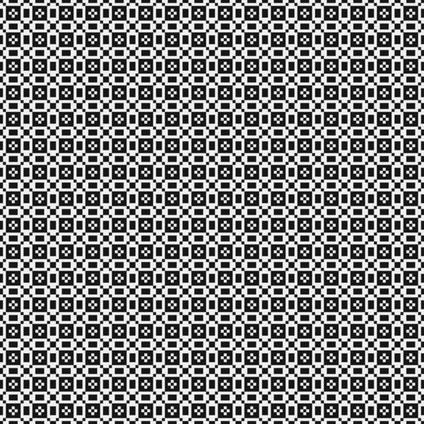 Motif Abstrait Géométrique Noir Blanc Illustration Vectorielle — Image vectorielle